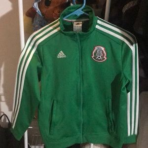 Adidas Mexico 3 stripe track sweater